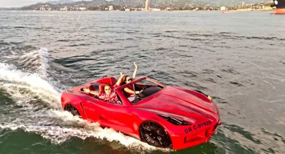 Ferrari Red jet car rental in Batumi - 4 people