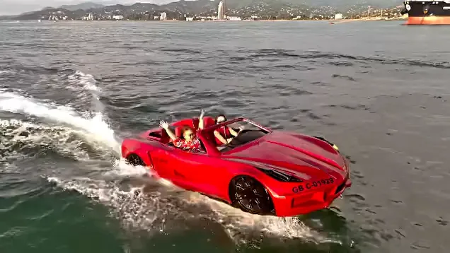 Ferrari Red jet car rental in Batumi - 4 people