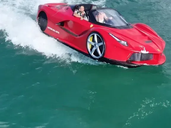 Ferrari Aperta JetCar ბათუმში - 2 ადამიანი Ferrari Aperta JetCar ბათუმში - 2 ადამიანი